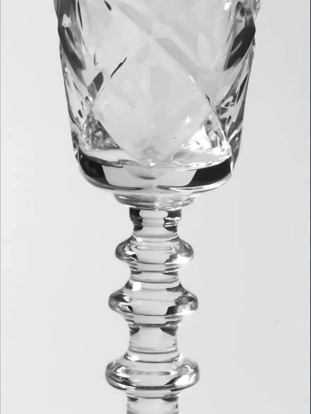 Libbey Crystal Cordial Glasses - Rockway Sharpe Ridgeway -Manganese Glow